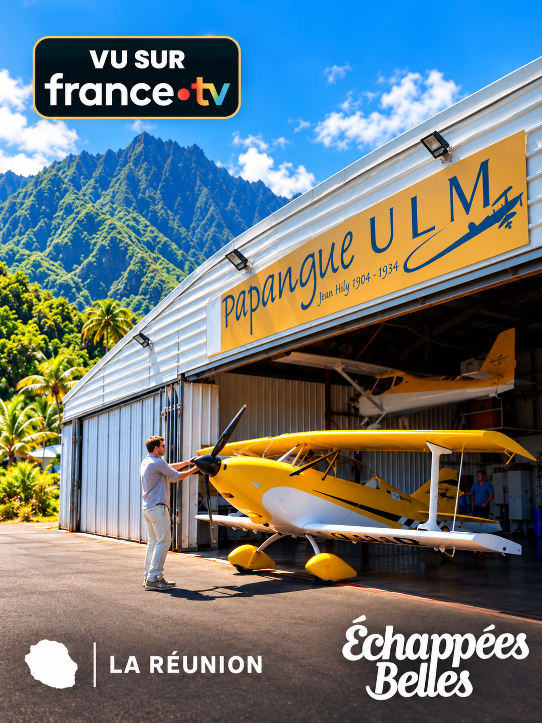 Papangue ULM dans Échappées belles